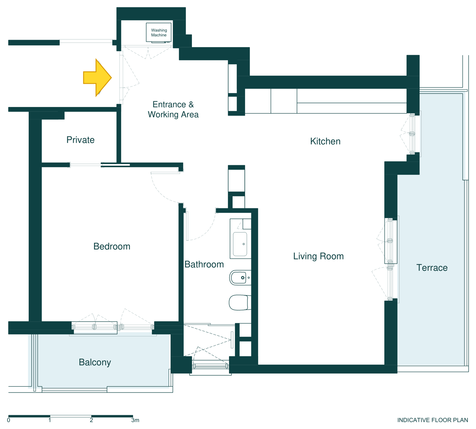 Floor plan of Your New Holiday Home